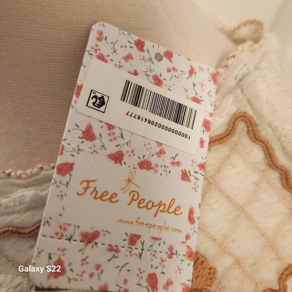 Free People Sand Blouse. NWT. Size  XS - Picture 3 of 12